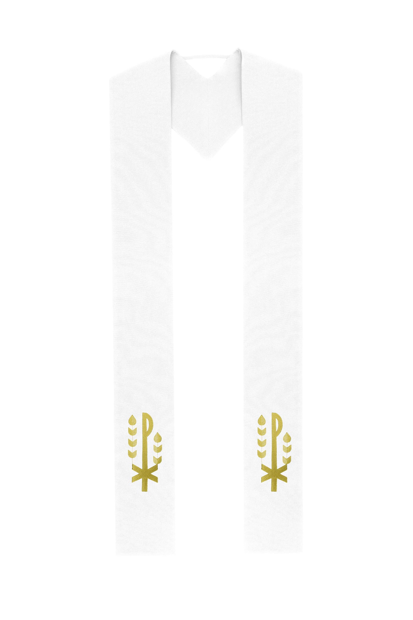 White Stole with Chi Rho