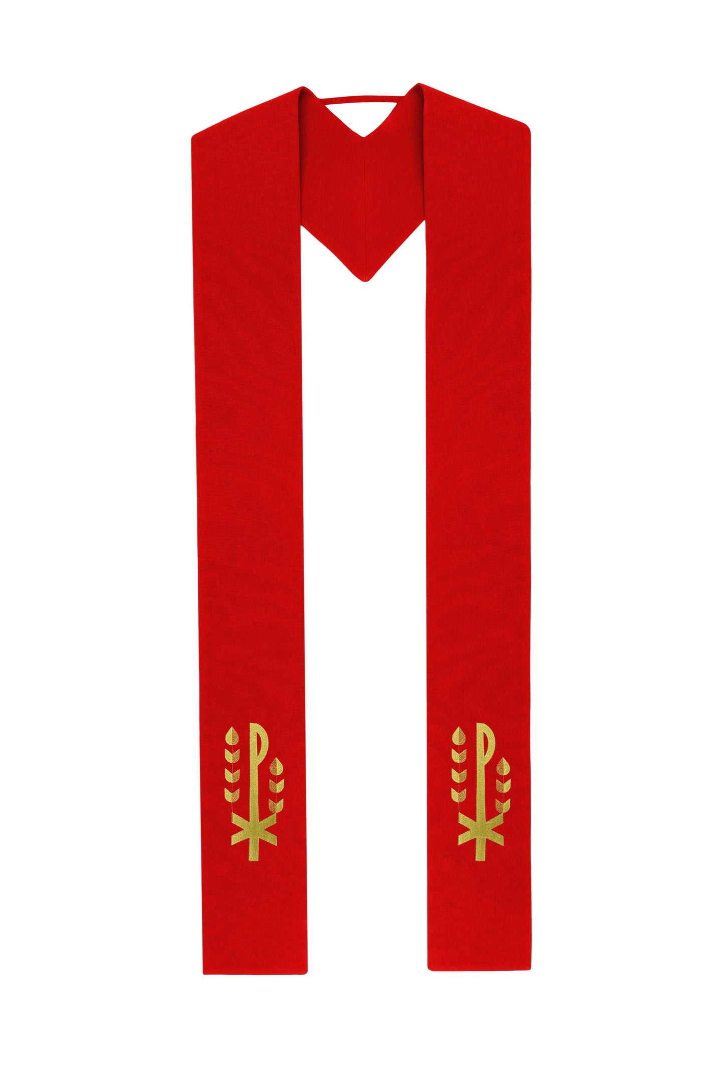 Red Stole with Chi Rho