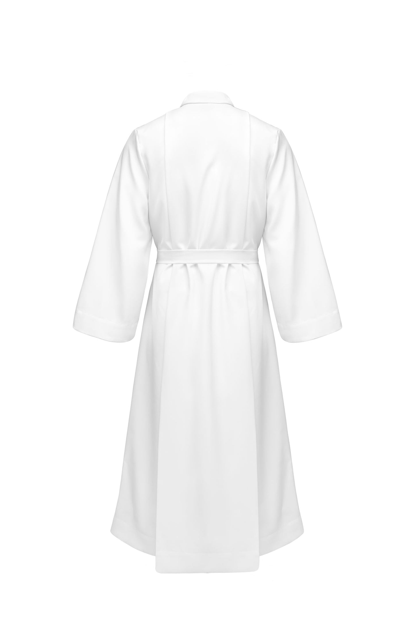 Premium White Clergy Alb With White Belt