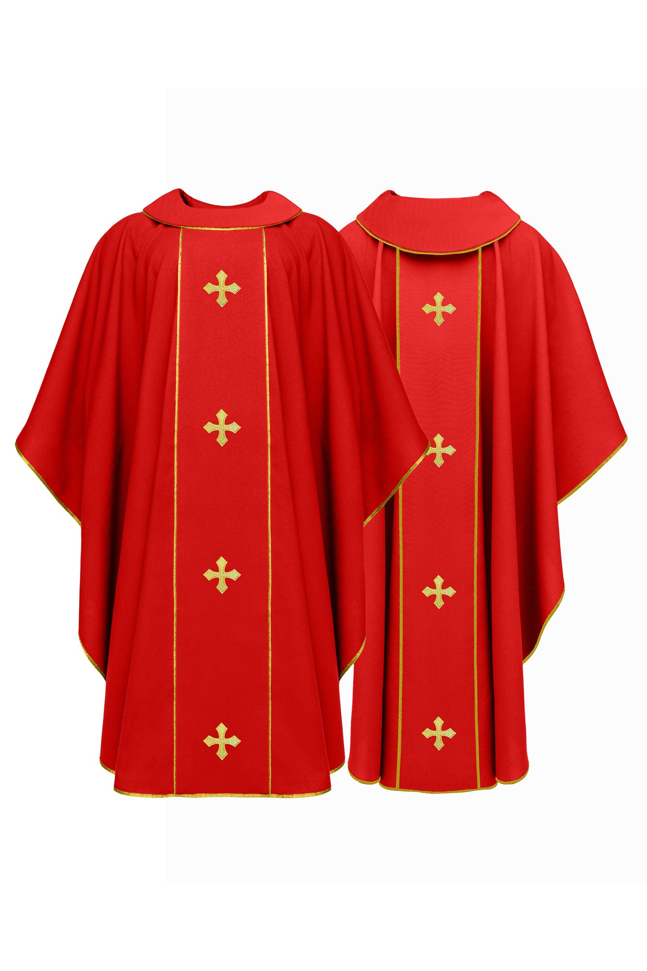 Chasuble with Gold Crosses