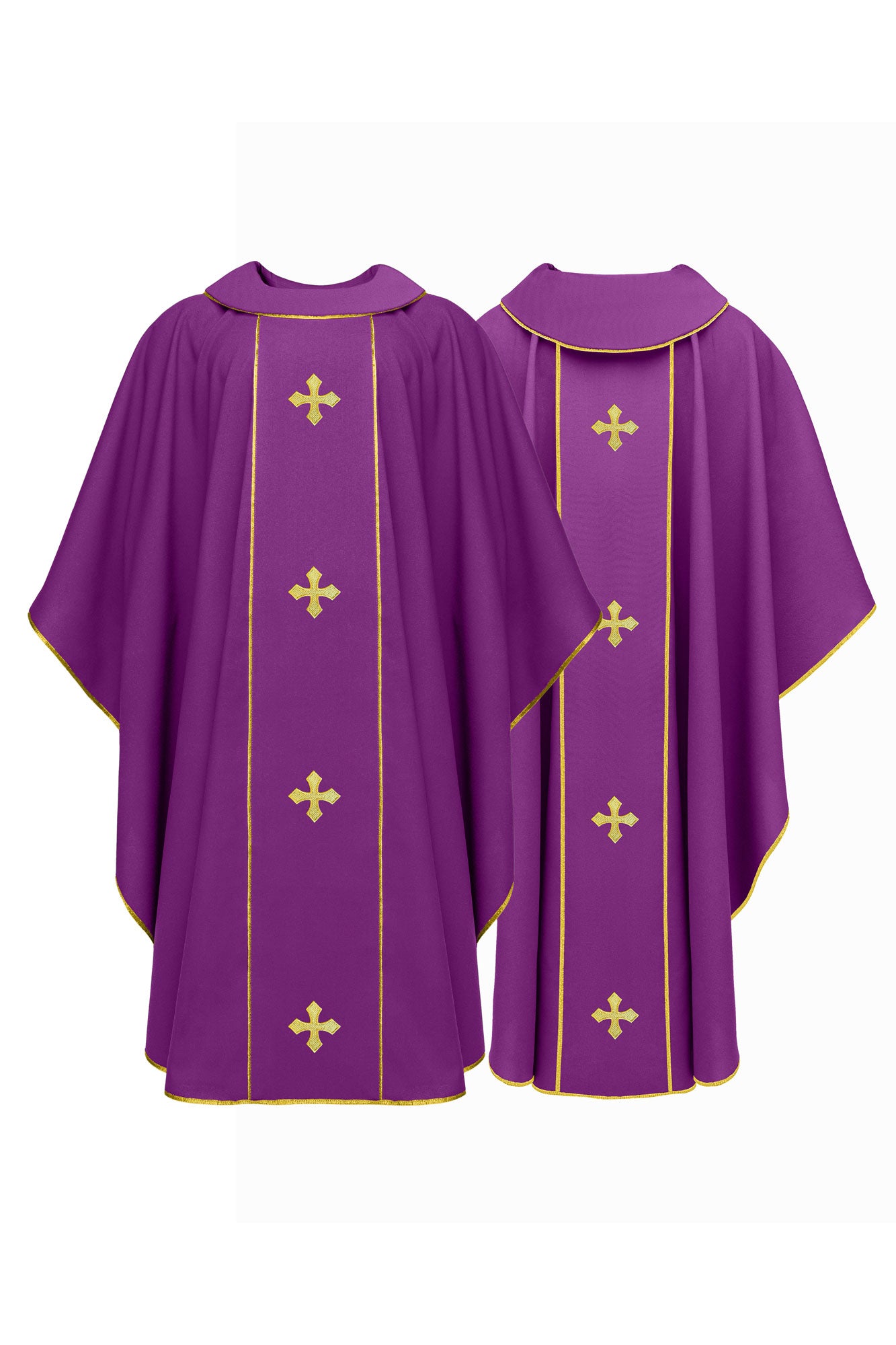 Chasuble with Gold Crosses