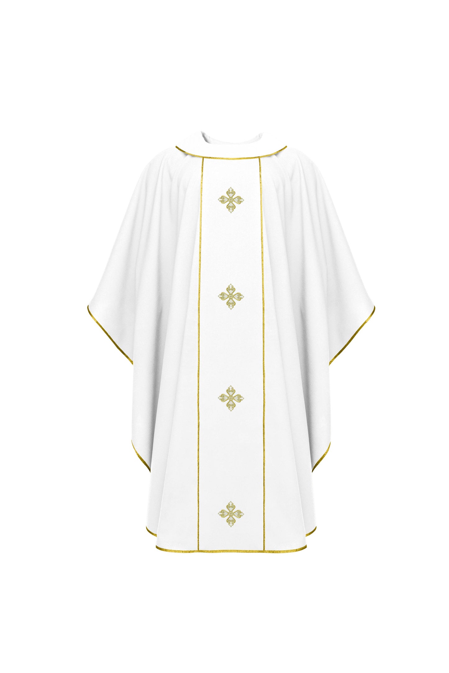 Chasuble with Ornate Gold Crosses